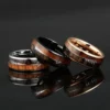 Bague bois couple
